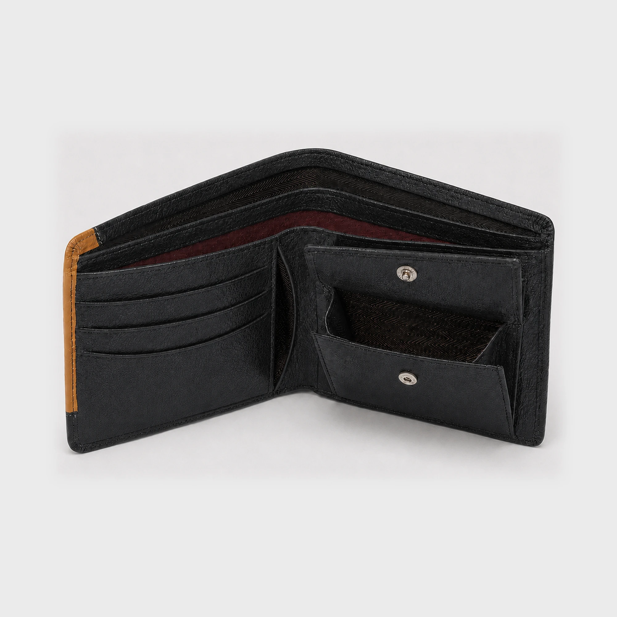 Rovex Bifold Leather Wallet Black - DWR401B